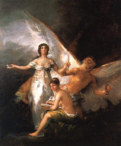 Francisco de Goya La Verdad, la Historia y el Tiempo France oil painting art
